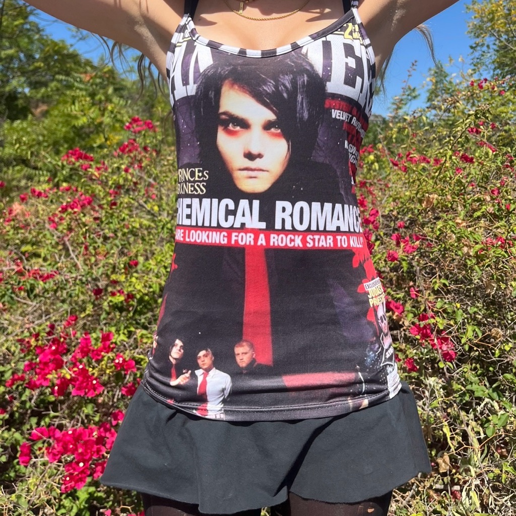 Gerard Way Graphic Tank Top